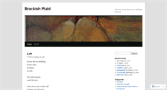 Desktop Screenshot of brackishplaid.com